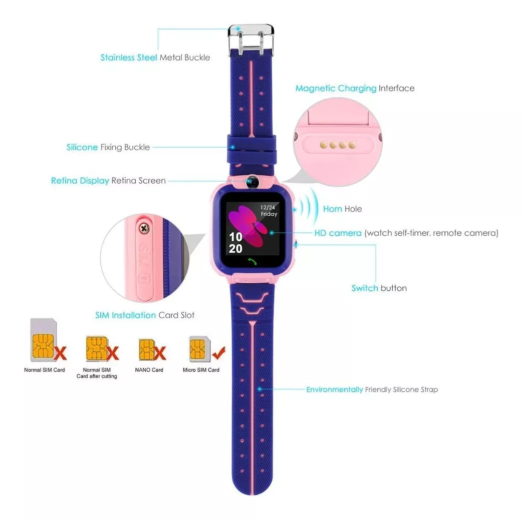 reloj inteligente q12 para niños